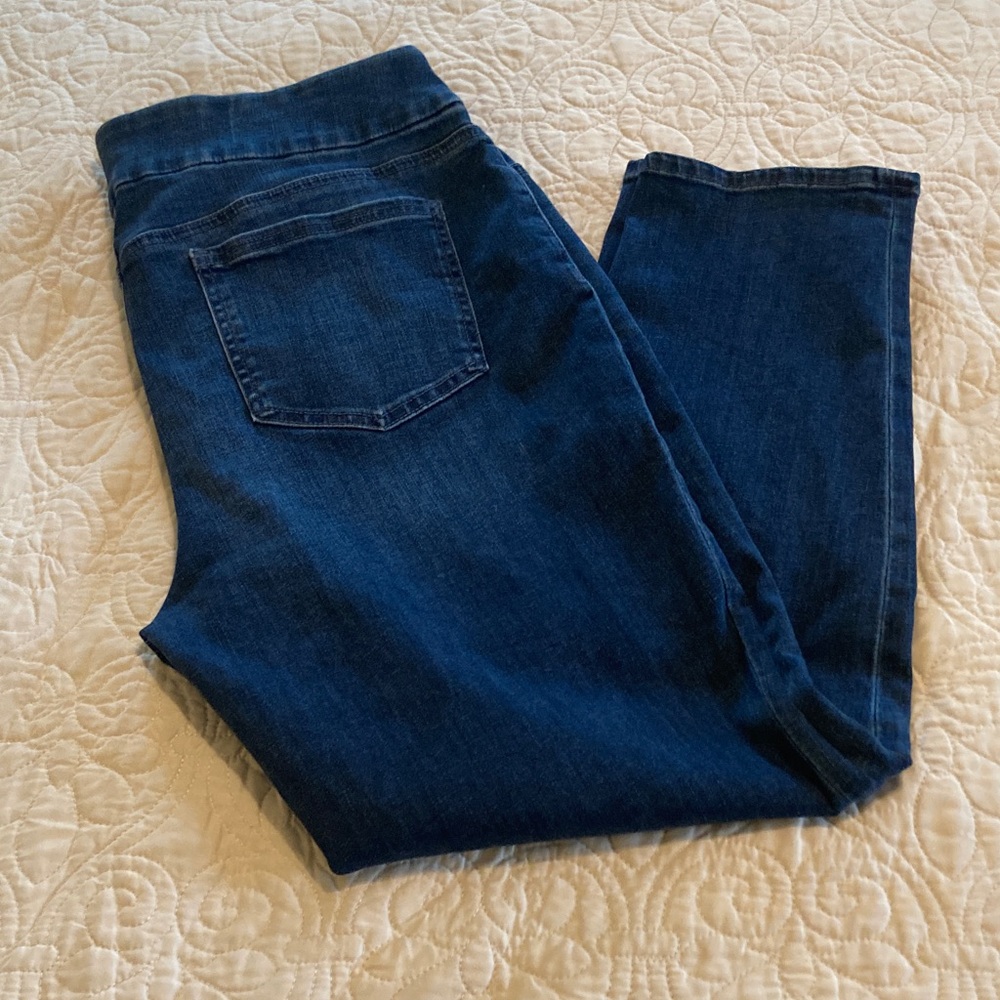Chico's Indigo Stretch Jeggings Jeans US size 14 Chico size 2.5 Regular